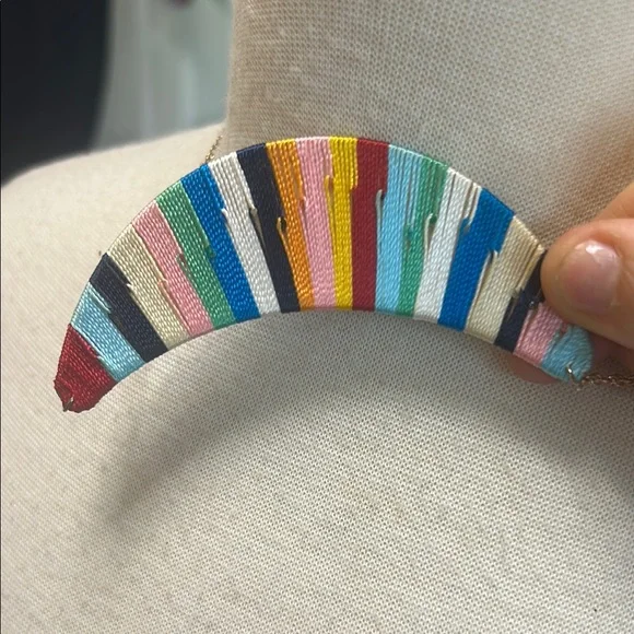 Plunder Colorful Stripe Necklace - Picture 4 of 5